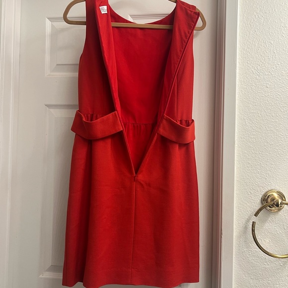 Red Valentino dress 42 with bow - Picture 3 of 4